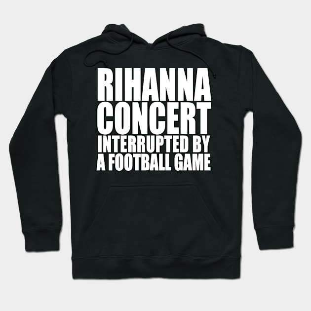 rihanna superbowl Hoodie by whosfabrice